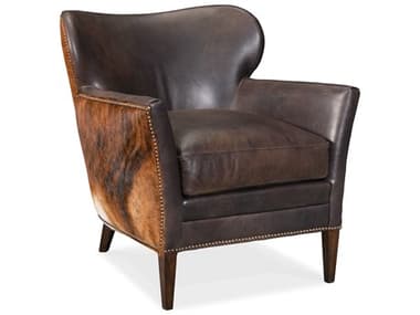 Hooker Furniture 29" Brown Leather Accent Chair HOOCC469089