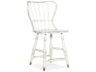 Hooker Furniture Ciao Bella Vintage Chalky White Side Counter Height Stool HOO58057535102
