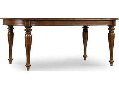 Hooker Furniture Leesburg 76" Oval Dark Wood Dining Table HOO538175200