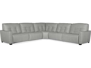 Hooker Furniture Reaux Leather 5-Piece Power Recline Sectional with 3 Power Recliners HOOSS555G5PS095