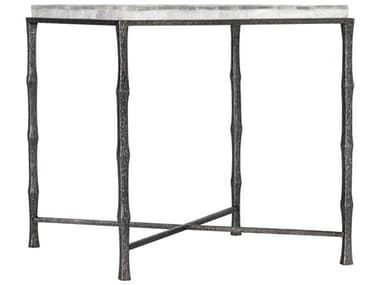 Hooker Furniture Surfrider 24" Rectangular Cream Gypsum Charcoal End Table HOO60158011400