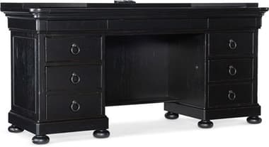Hooker Furniture Work Your Way Bristowe 66" Black Credenza Desk HOO59711046499