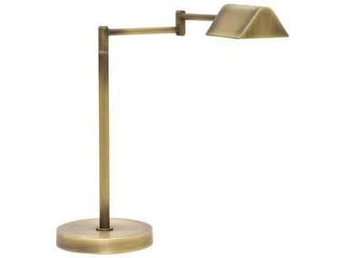 House of Troy Delta Antique Brass LED Task Desk Lamp HTD150AB