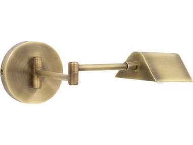 House of Troy Delta Antique Brass LED Task Wall Sconce HTD175AB