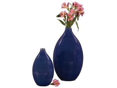 Howard Elliott Cobalt Blue 7 x 12 Blue Vase HE34052