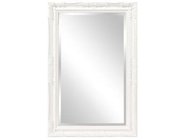 Howard Elliott Queen Ann 24'' W x 36'' H Glossy White Wall Mirror HE53081