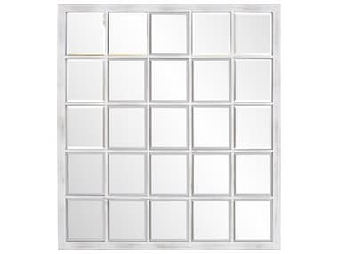 Howard Elliott Superior Antique White Wall Mirror HE94004