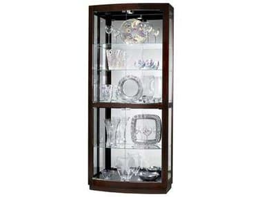 Howard Miller Bradington 17" Hardwood Curio Display Cabinet HOW680395