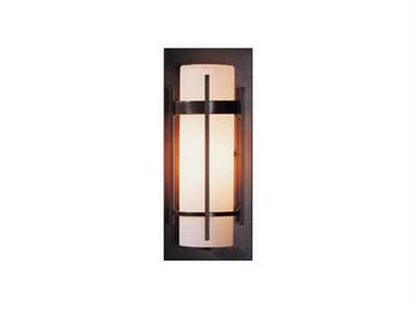Hubbardton Forge Banded 12'' High Incandescent Outdoor Wall Light HBF305892