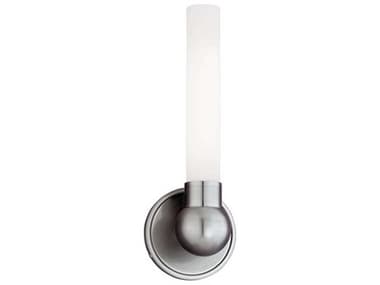 Hudson Valley Cornwall 15" Tall 1-Light Polished Nickel Off White Glass Wall Sconce HV821PN