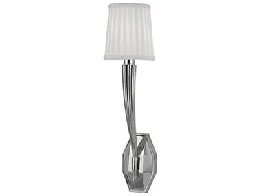 Hudson Valley Erie 20" Tall 1-Light Polished Nickel White Wall Sconce HV3861PN