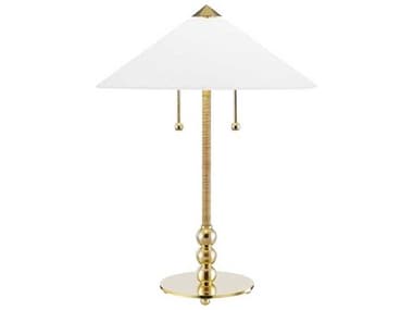 Hudson Valley Flare Aged Brass Table Lamp HVL1395AGB