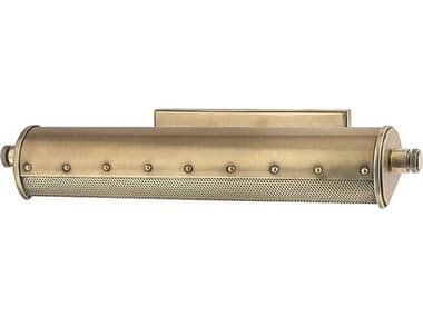 Hudson Valley Gaines 18" Wide 2-Light Aged Brass Picture Light HV2118AGB