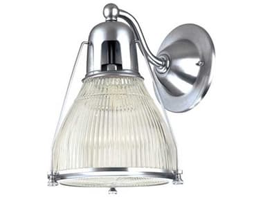 Hudson Valley Haverhill 1-Light Polished Nickel Clear Glass Wall Sconce HV7301PN