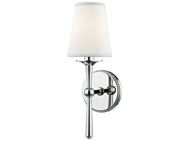 Hudson Valley Islip 14" Tall 1-Light Polished Nickel White Wall Sconce HV9210PN