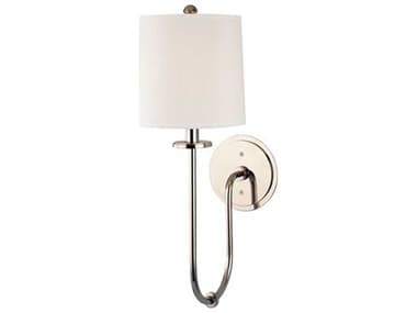 Hudson Valley Jericho 20" Tall 1-Light Polished Nickel Off White Wall Sconce HV511PN