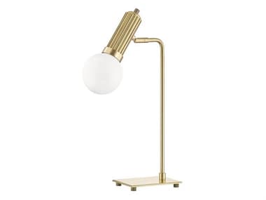 Hudson Valley Lighting Reade Aged Brass 1-light LED Table Lamp HVL5113AGB