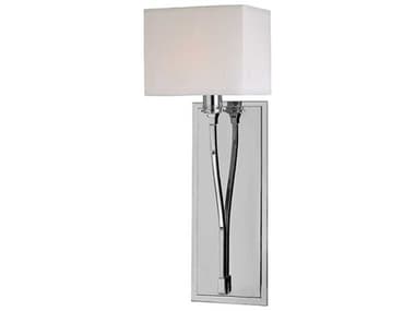 Hudson Valley Selkirk 20" Tall 1-Light Polished Nickel Off White Wall Sconce HV641PN