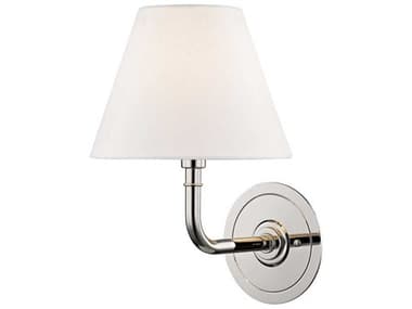 Hudson Valley Signature 11" Tall 1-Light Polished Nickel Wall Sconce HVMDS600PN