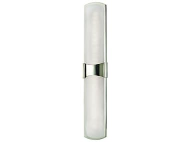 Hudson Valley Valencia 26" Tall 2-Light Polished Nickel White LED Wall Sconce HV3426PN
