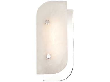 Hudson Valley Yin & Yang 13" Tall 1-Light Polished Nickel Off White LED Wall Sconce HV3313PN