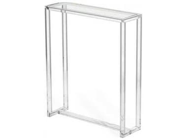 Interlude Home Rectangular Clear Glass Console Table IL135070