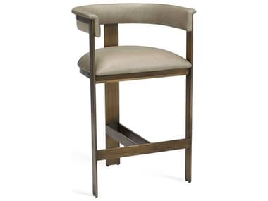 Interlude Home Darcy Leather Counter Stool IL145199