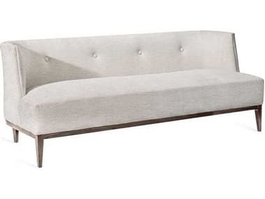 Interlude Home 80" Pearl Icy Grey Fabric Upholstered Sofa IL1990061