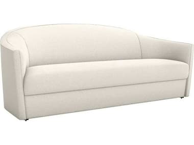 Interlude Home 99" Pearl White Fabric Upholstered Sofa IL1990091