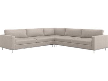 Interlude Home Valencia Bungalow / Polished Nickel Three-Piece Sectional Sofa IL1990162