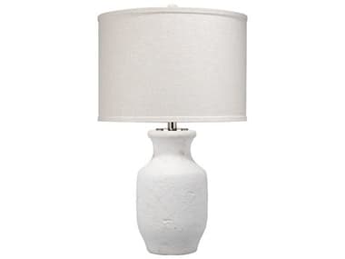 Jamie Young Textured Matte White Buffet Lamp JYC9GILBERTWH
