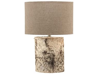 Jamie Young Forrester Birch Veneer Brown Buffet Lamp JYC9FORRBIOV255