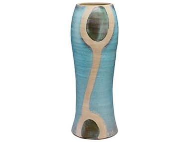 Jamie Young Maryln Blue / Black Natural Vase JYC7MARYVABL