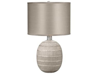 Jamie Young Beige Off White Patterned Brown Table Lamp JYC9PRAIRIEBEOW