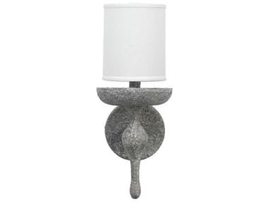 Jamie Young 11" Tall 1-Light Grey Plaster Wall Sconce JYC4CONCSCGR