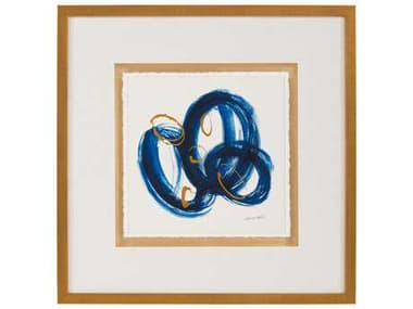 John Richard Dyann Gunter's Blue & Gold-II Print / Painting JRGBG1055B