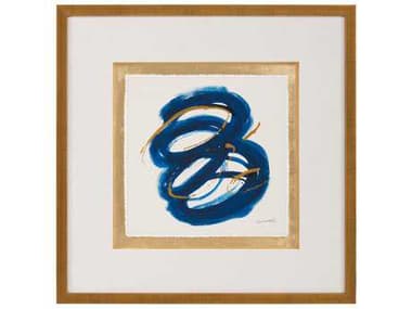 John Richard Dyann Gunter's Blue & Gold-III Print / Painting JRGBG1055C
