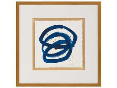 John Richard Dyann Gunter's Blue &amp; Gold-IV Print / Painting JRGBG1055D