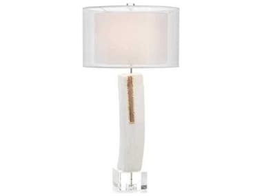 John Richard Lamps White 1 Crystal Buffet Lamp JRJRL9681