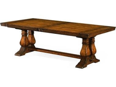 Jonathan Charles Jc Casual Rectangular Wood Walnut Dining Table JC49337891LMFW