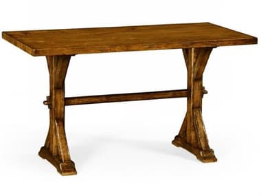 Jonathan Charles Casually Country Rectangular Wood Farmhouse Walnut Dining Table JC49106154LCFW