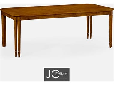 Jonathan Charles Casually Country Rectangular Wood Farmhouse Walnut Dining Table JC49109960LCFW