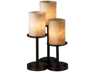 Justice Design Group Clouds Dakota Resin Bronze Glass Table Lamp JDCLD8797