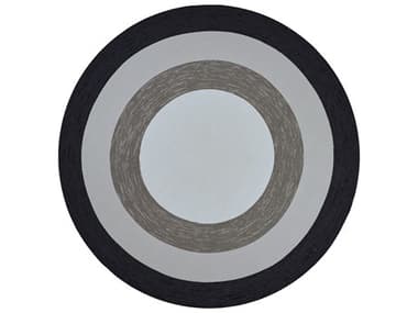 KAS Rugs Libby Langdon Hamptons Charcoal Round Area Rug KGLLH5228ROU