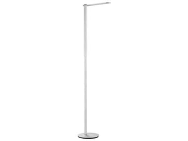 Kendal Dova LED 56" Tall Aluminum Silver Floor Lamp KENFL5006AL