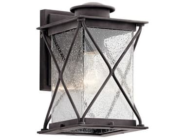 Kichler Argyle 1 - Light 10'' High Glass LED Outdoor Wall Light KIC49743WZCL18