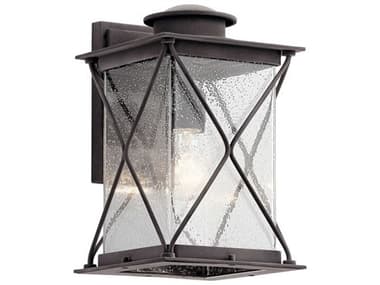 Kichler Argyle 1 - Light 13'' High Glass LED Outdoor Wall Light KIC49744WZCL18