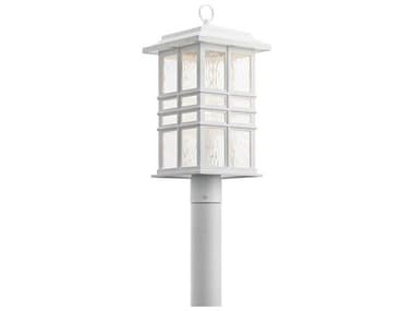 Kichler Beacon Square 1 - Light Glass Outdoor Wall Light KIC49832WH
