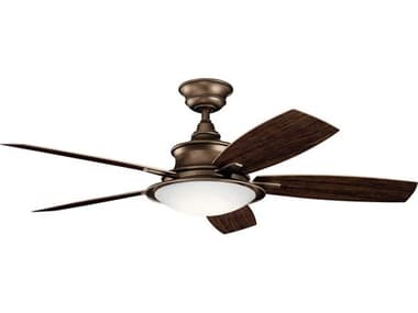 Kichler Cameron Weathered Copper 52'' LED Outdoor Ceiling Fan KIC310204WCP