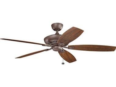 Kichler Canfield Tannery Bronze 60'' Outdoor Ceiling Fan KIC310193TZP